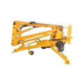 10m Towable Crank Arm Boom Lift Hydraulic Folding Boom Lift